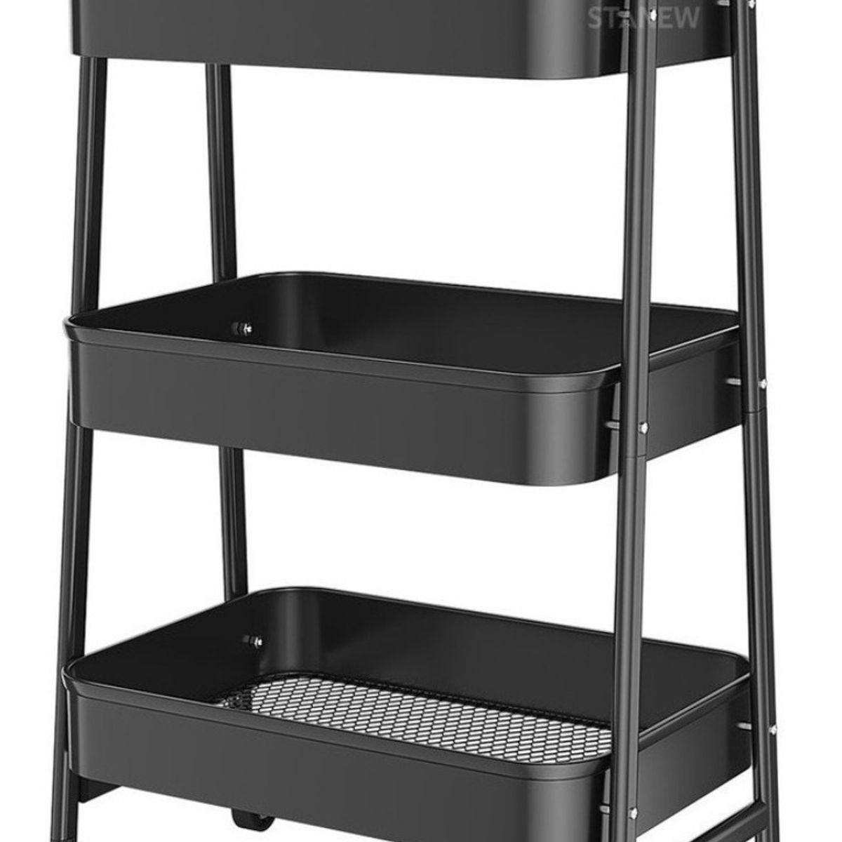 U BUY - Carrito Organizador De Almacenamiento Con 3 Niveles