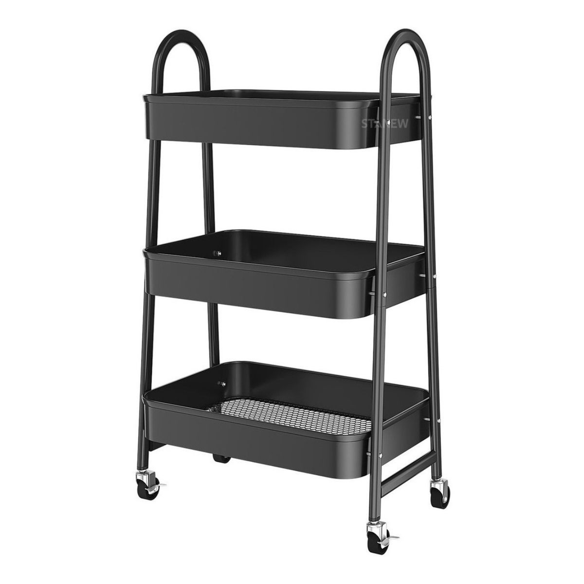 U BUY - Carrito Organizador De Almacenamiento Con 3 Niveles