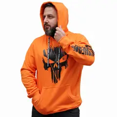 ADEMAN - Poleron The punisher Naranja…