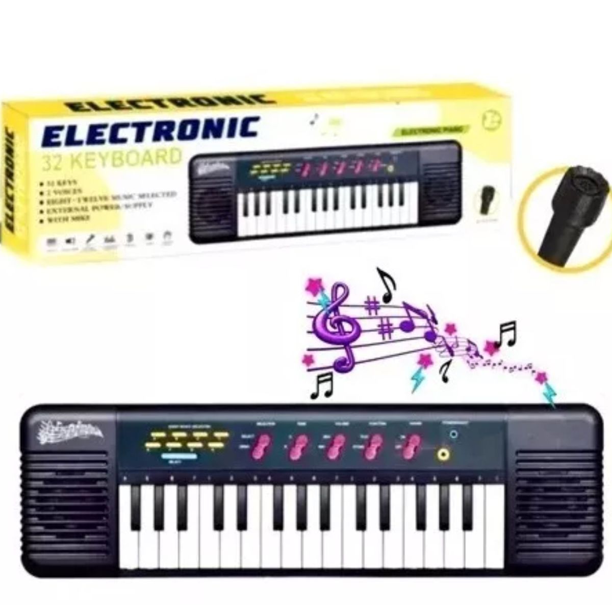 GENERICO - Teclado Piano Musical Teclado Para Niños 32 Teclas SD332