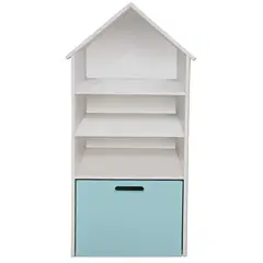 DECORACION CREATIVA - Juguetero Repisa Casa Infantil Blanco Celeste Montessori…