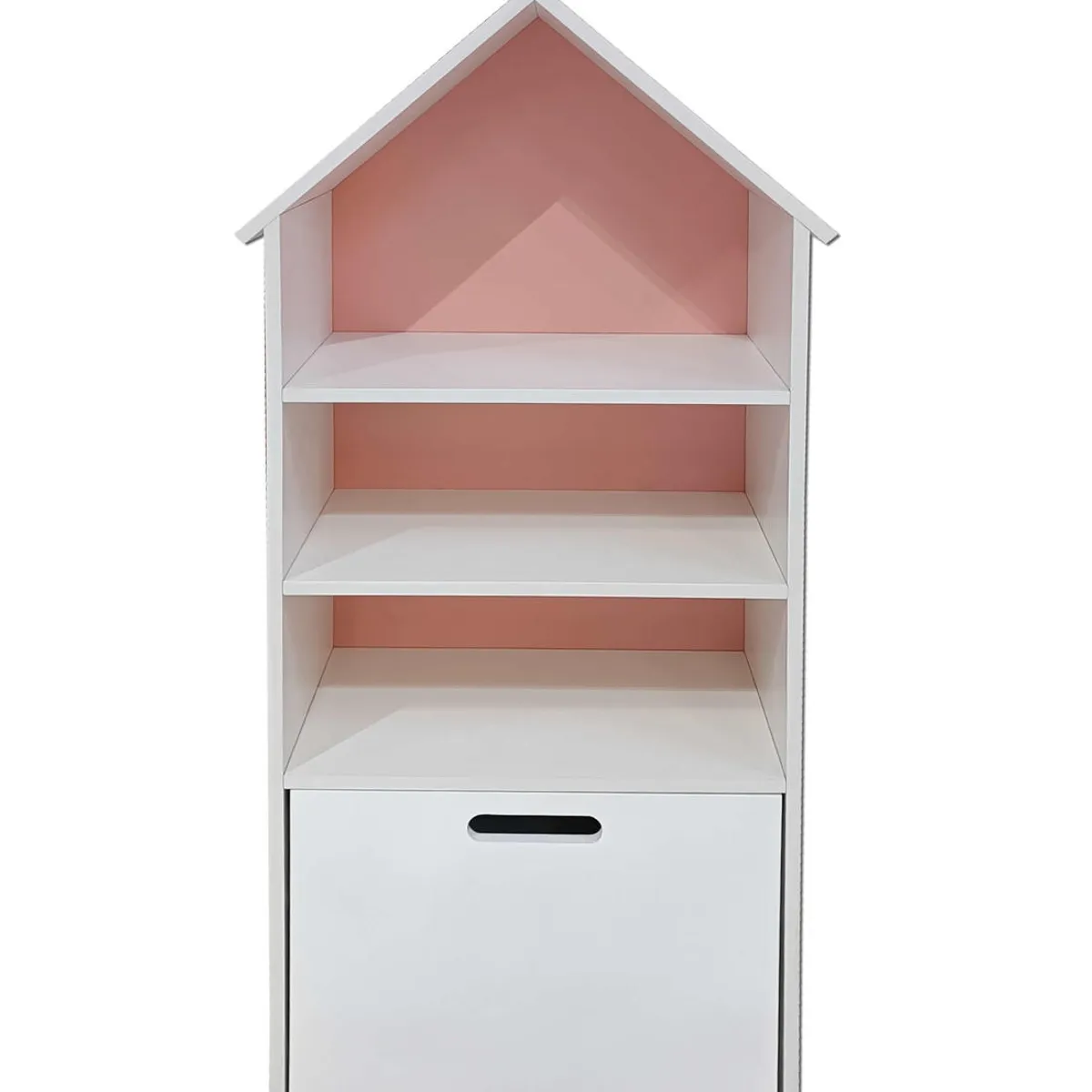 DECORACION CREATIVA - Juguetero Repisa Casa Infantil Rosado Blanco Montessori…