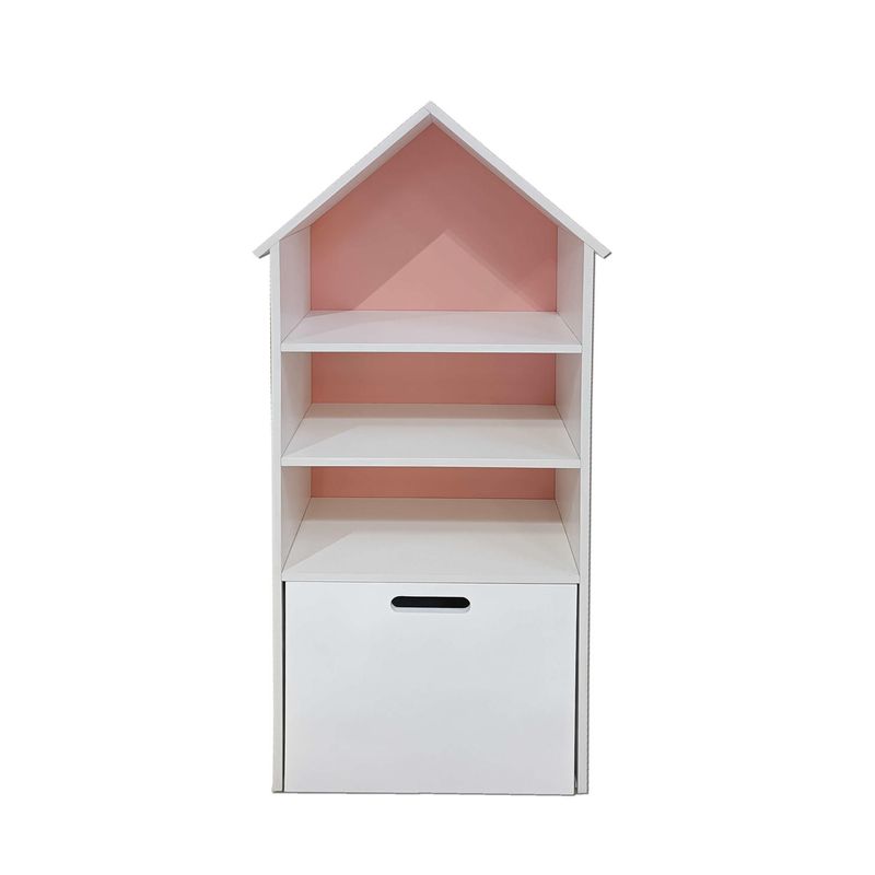 DECORACION CREATIVA - Juguetero Repisa Casa Infantil Rosado Blanco Montessori…
