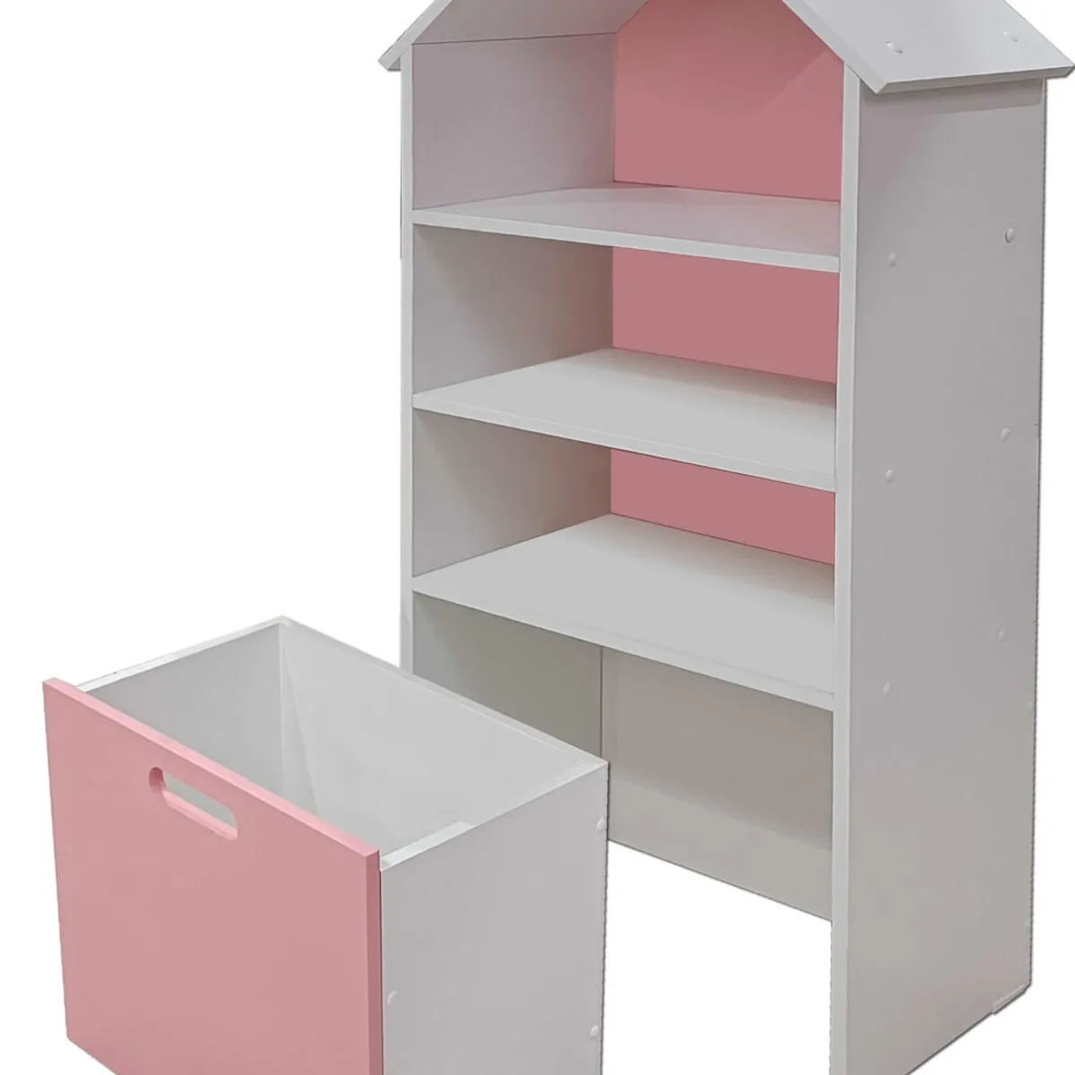 DECORACION CREATIVA - Juguetero Repisa Casa Infantil Rosado X2 Montessori…