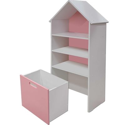 Imagen 2 del producto Juguetero Repisa Casa Infantil Rosado X2 Montessori…