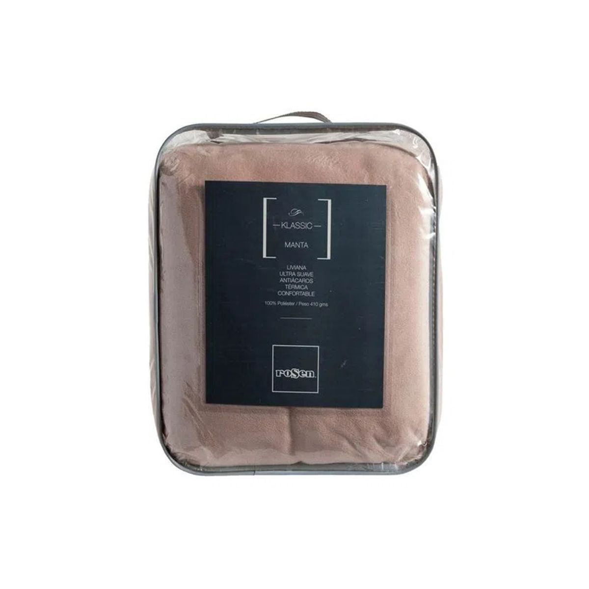 ROSEN - Frazada Rosen 410 gramos Bicolor Beige Super King