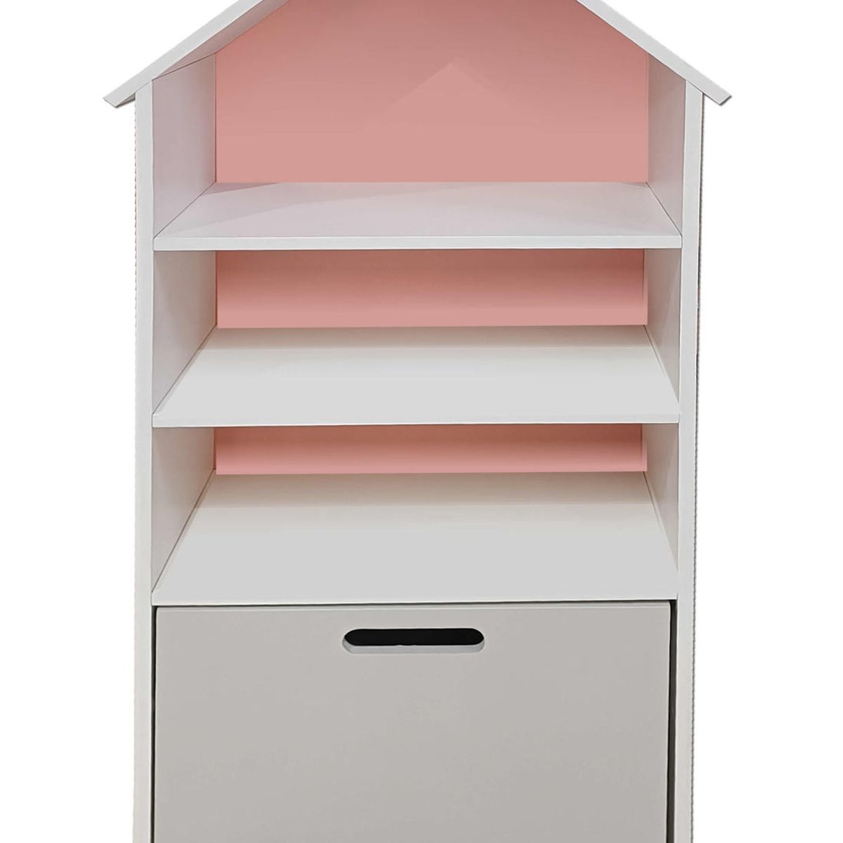 DECORACION CREATIVA - Juguetero Repisa Casa Infantil Rosado Gris Montessori…