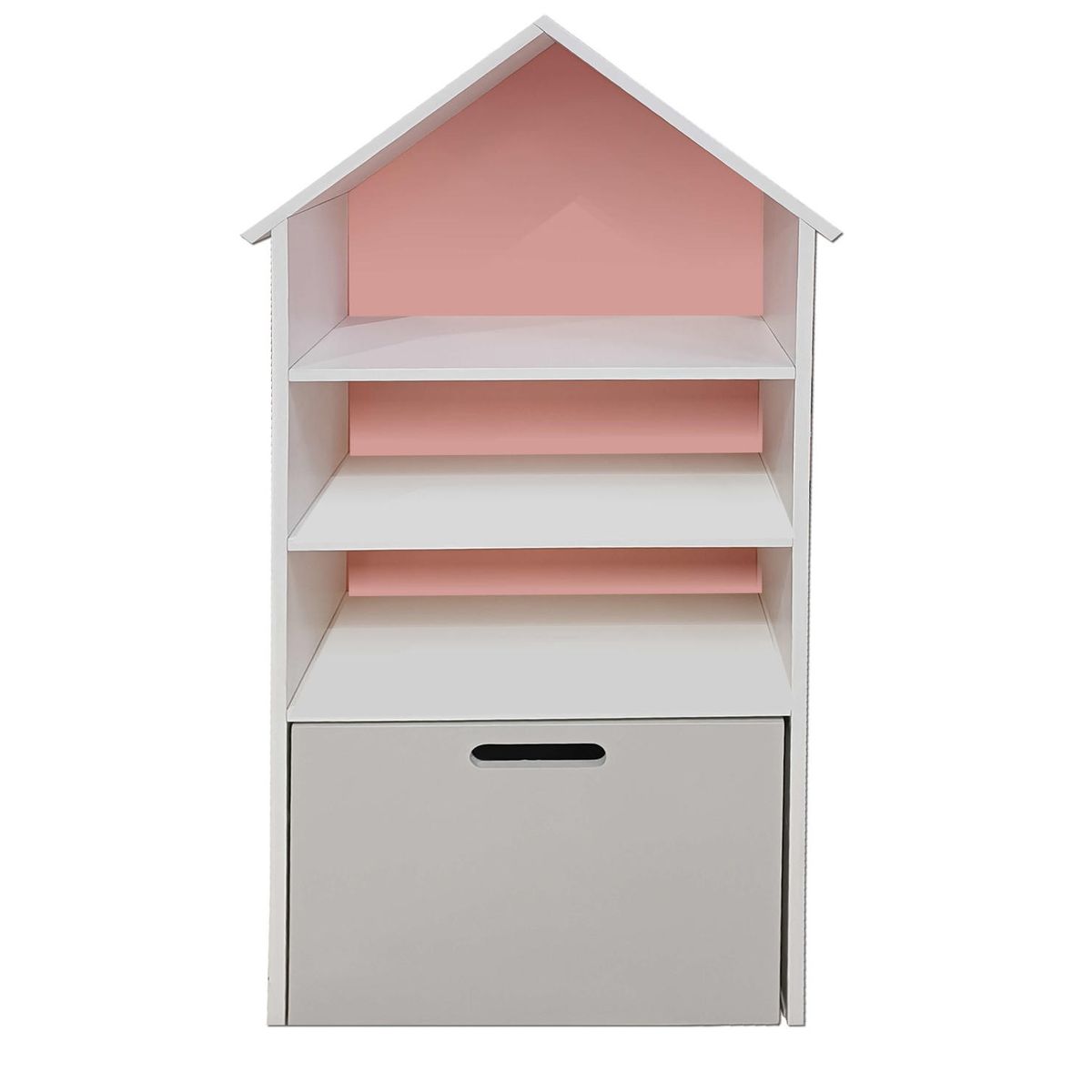 DECORACION CREATIVA - Juguetero Repisa Casa Infantil Rosado Gris Montessori…