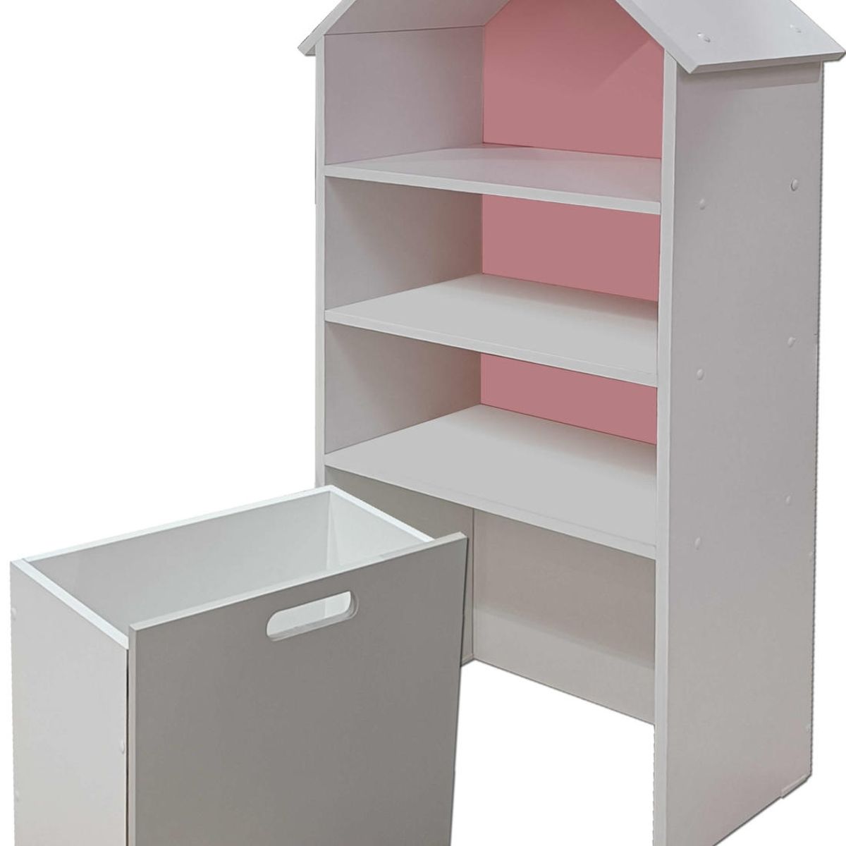 DECORACION CREATIVA - Juguetero Repisa Casa Infantil Rosado Gris Montessori…