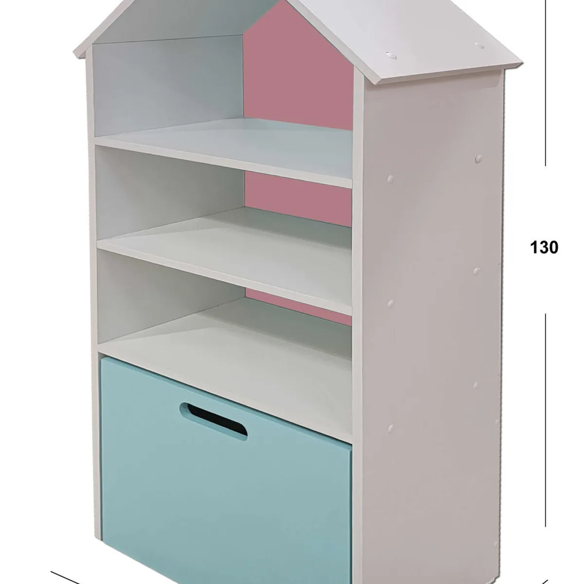 DECORACION CREATIVA - Repisa Casa Infantil Rosado Celeste Montessori…