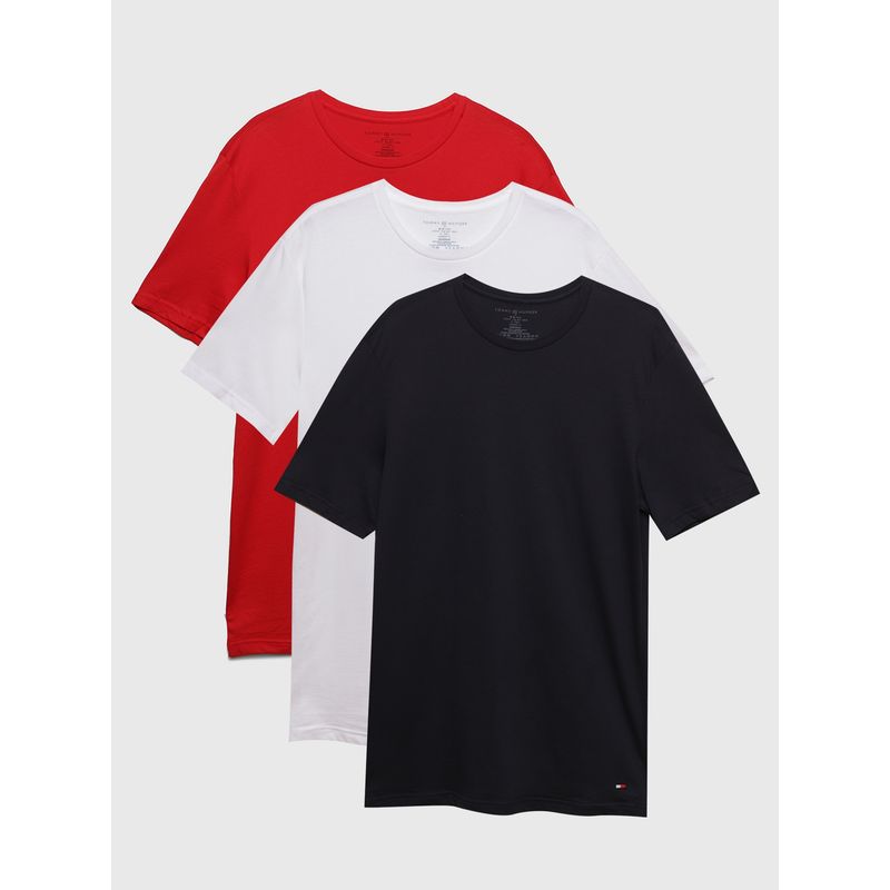TOMMY HILFIGER - Pack De 3 Camisetas C-Neck Multicolor Hombre