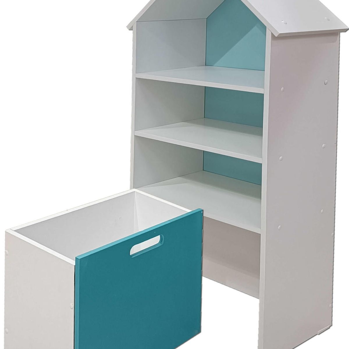 DECORACION CREATIVA - Juguetero Repisa Casa Infantil Celeste Calipso Montessori…