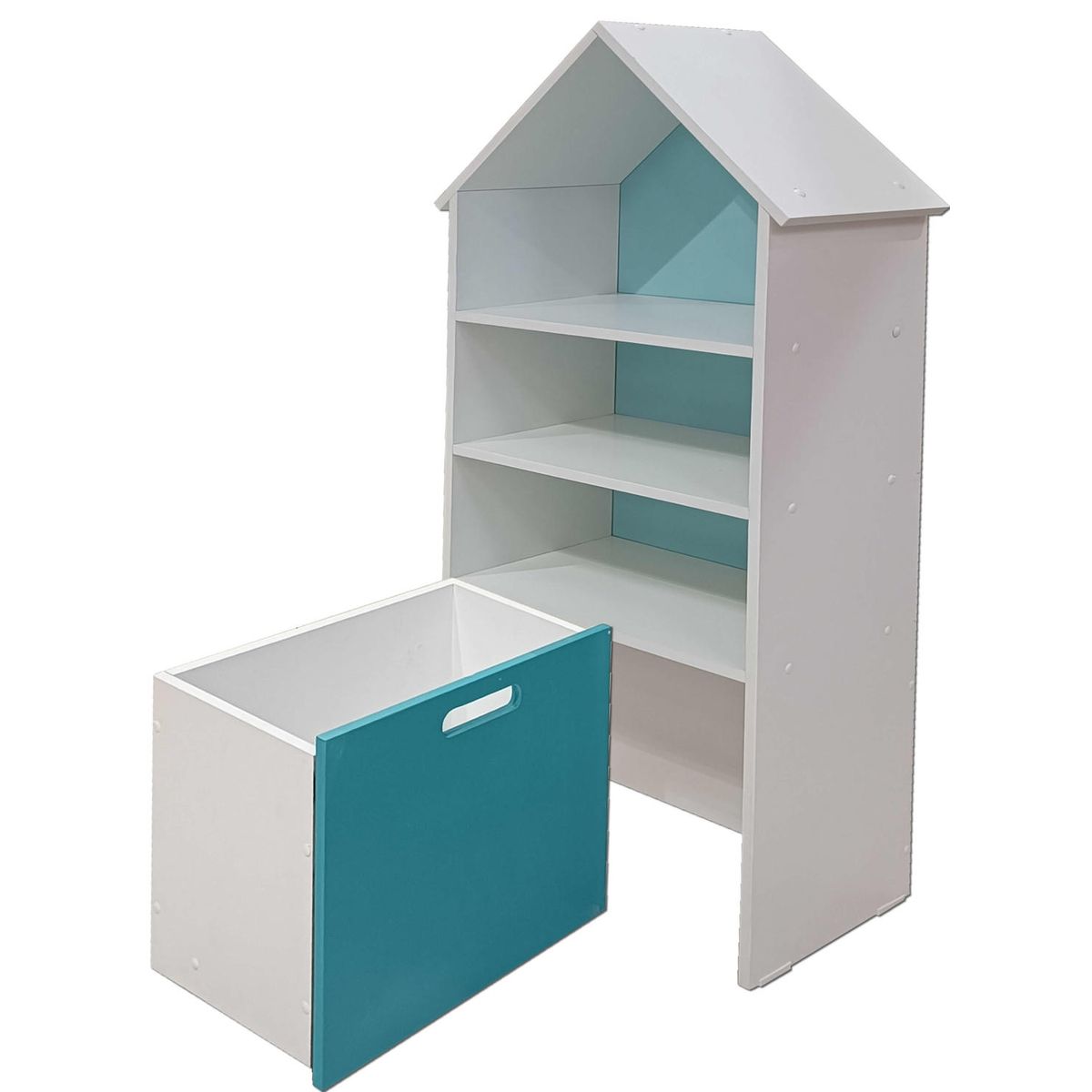 DECORACION CREATIVA - Juguetero Repisa Casa Infantil Celeste Calipso Montessori…