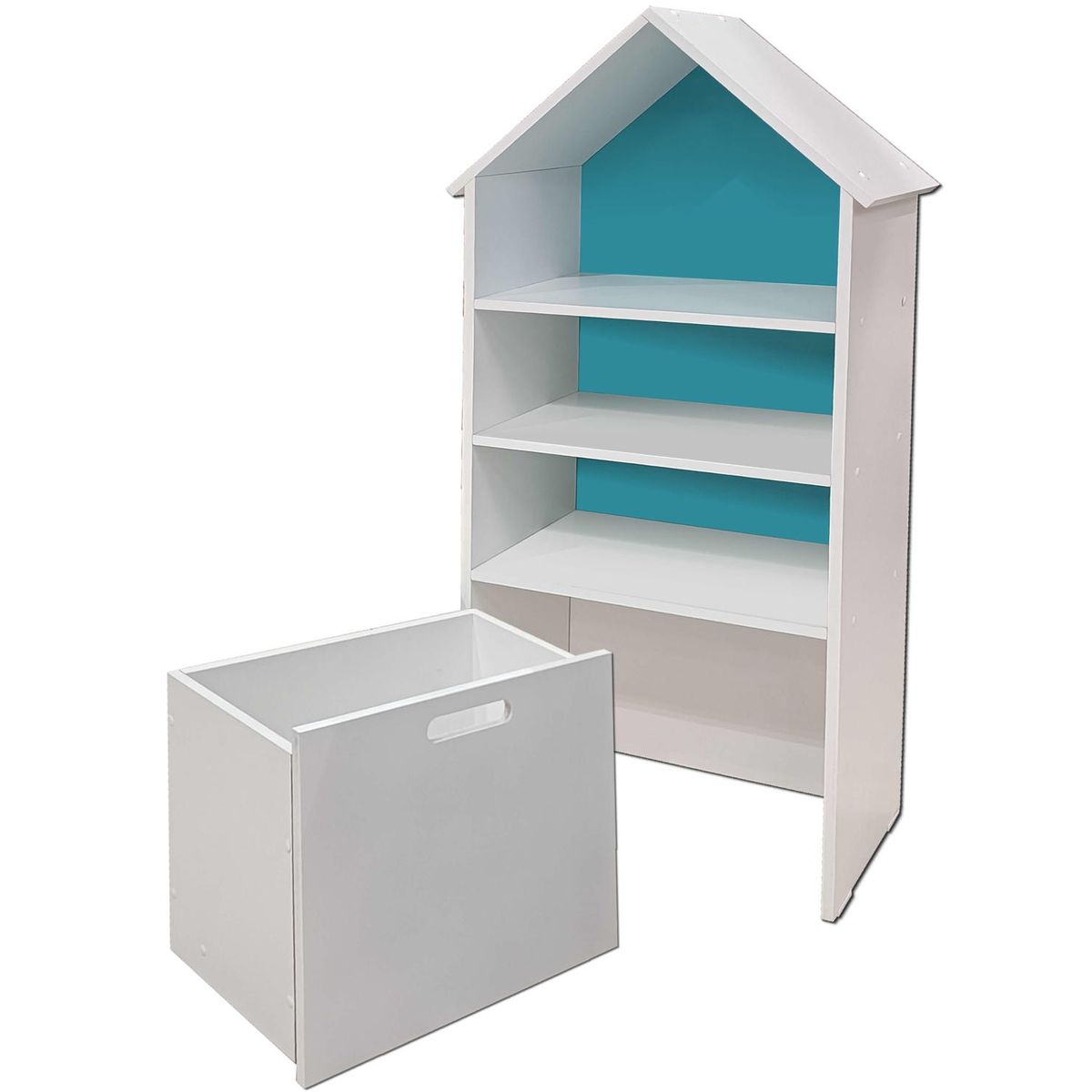 DECORACION CREATIVA - Juguetero Repisa Casa Infantil Calipso Blanco Montessori…