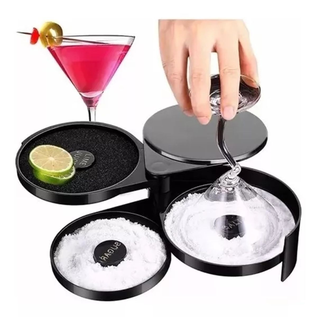 KUANGYE - Escarchador Orillador Copas Sal Azúcar Limón Margaritas Bar