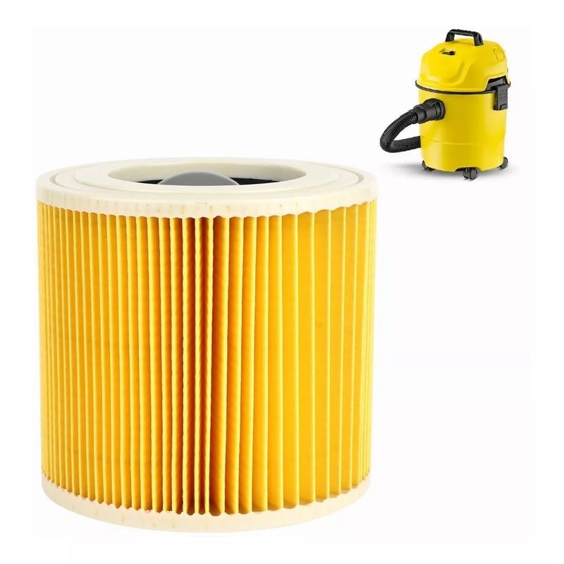 KUANGYE - Filtro Para Aspiradoras Karcher Wd2 Wd3 Mv2 Mv3