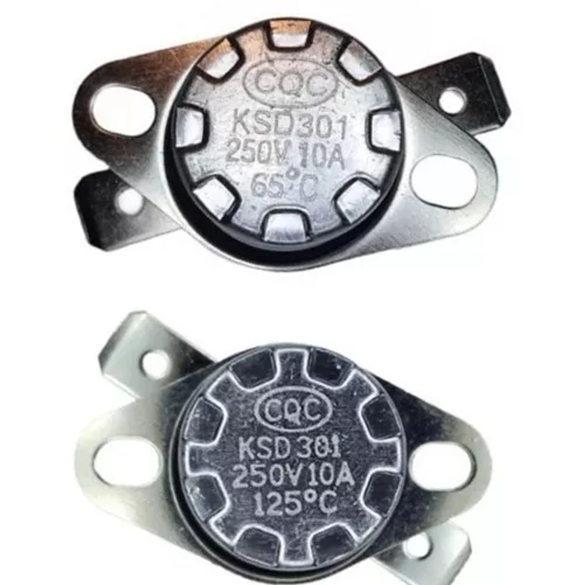 KUANGYE - Termostato Ksd301 10a Normal Cerrado Secadora Juego De 65° Y 125°