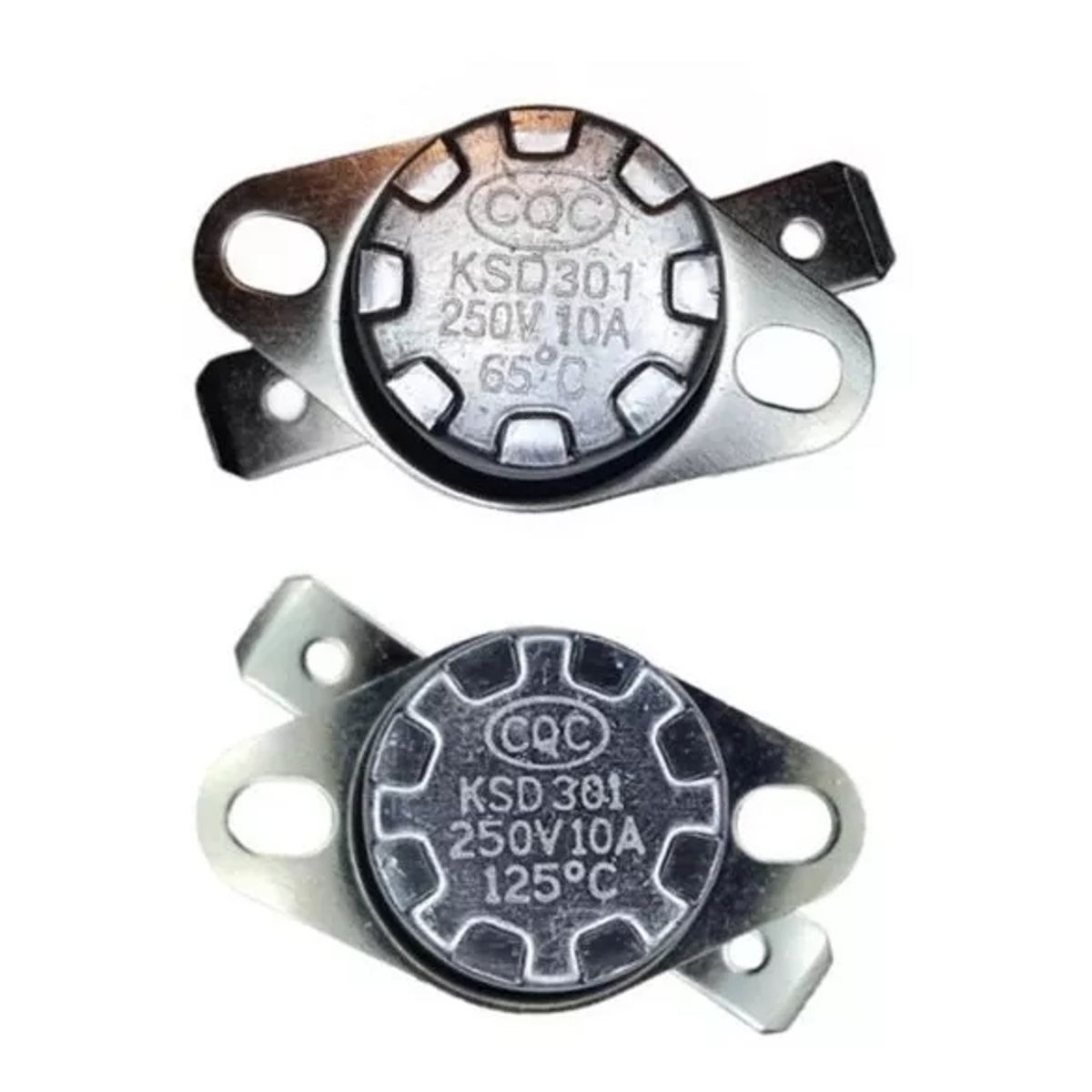 KUANGYE - Termostato Ksd301 10a Normal Cerrado Secadora Juego De 65° Y 125°