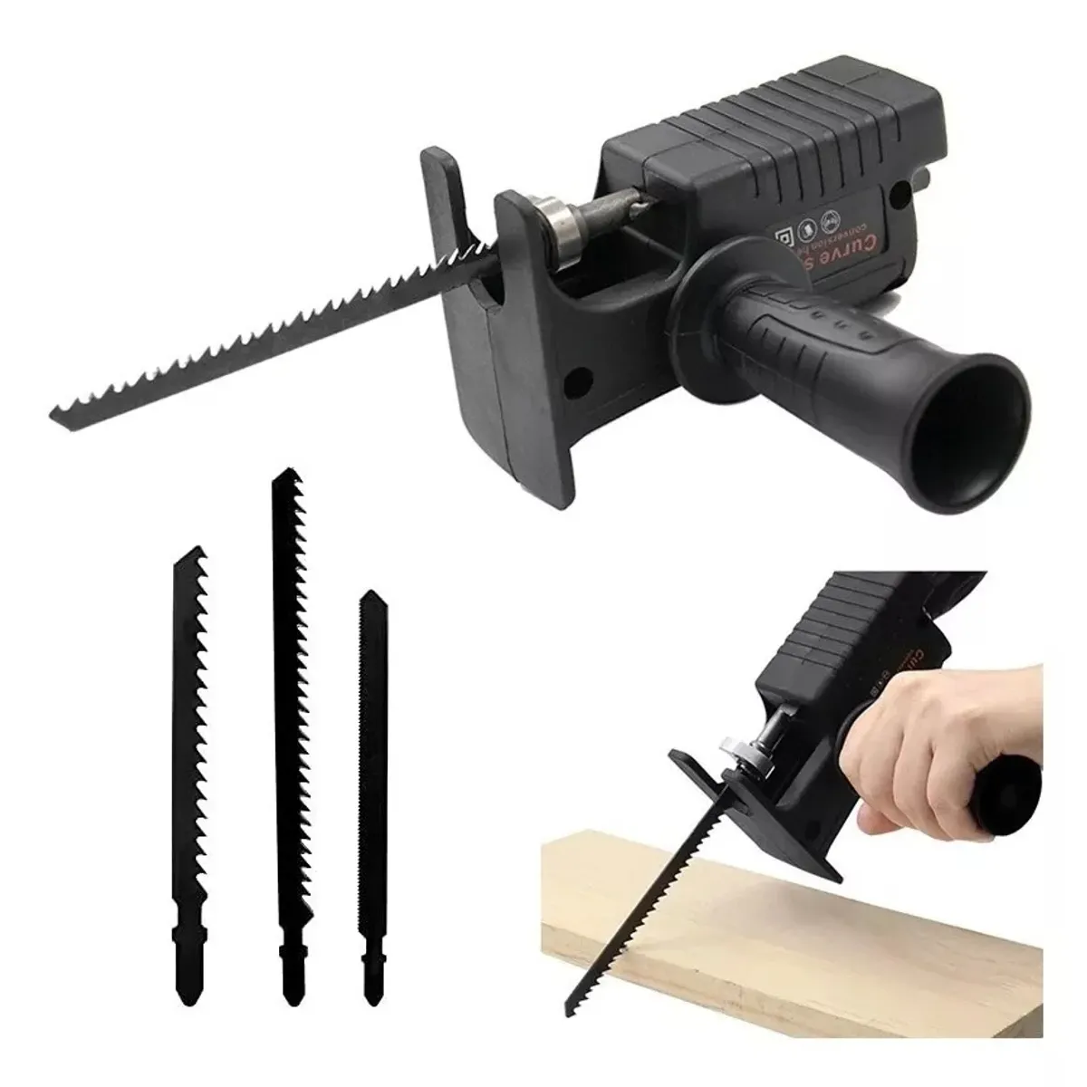 KUANGYE - Sierra Caladora Adaptador De Taladro Eléctrico