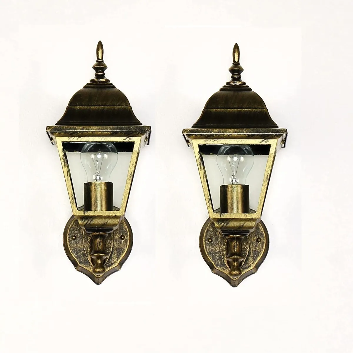 2 Faroles Aplique Lorain Estilo Rústico Cafe - Vintage, marca U BUY - Foto Principal