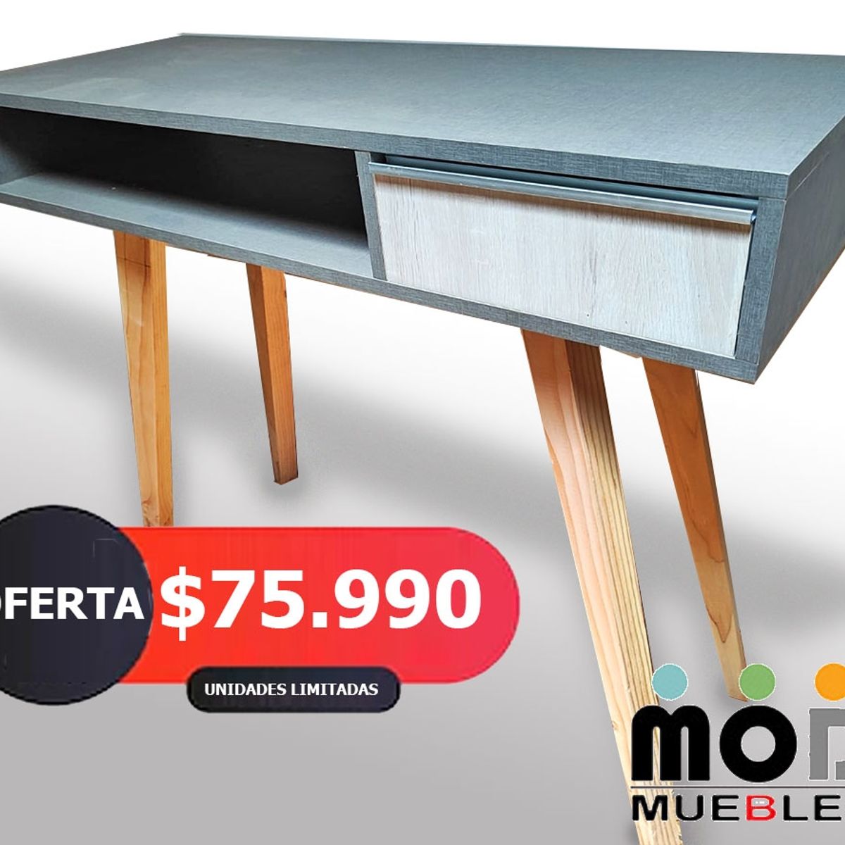 GENERICO - mesa arrimo 100 nordik 85 alto