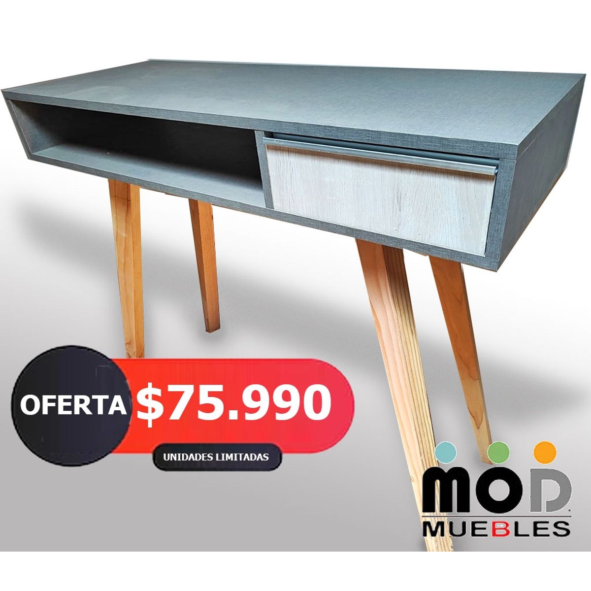 GENERICO - mesa arrimo 100 nordik 85 alto