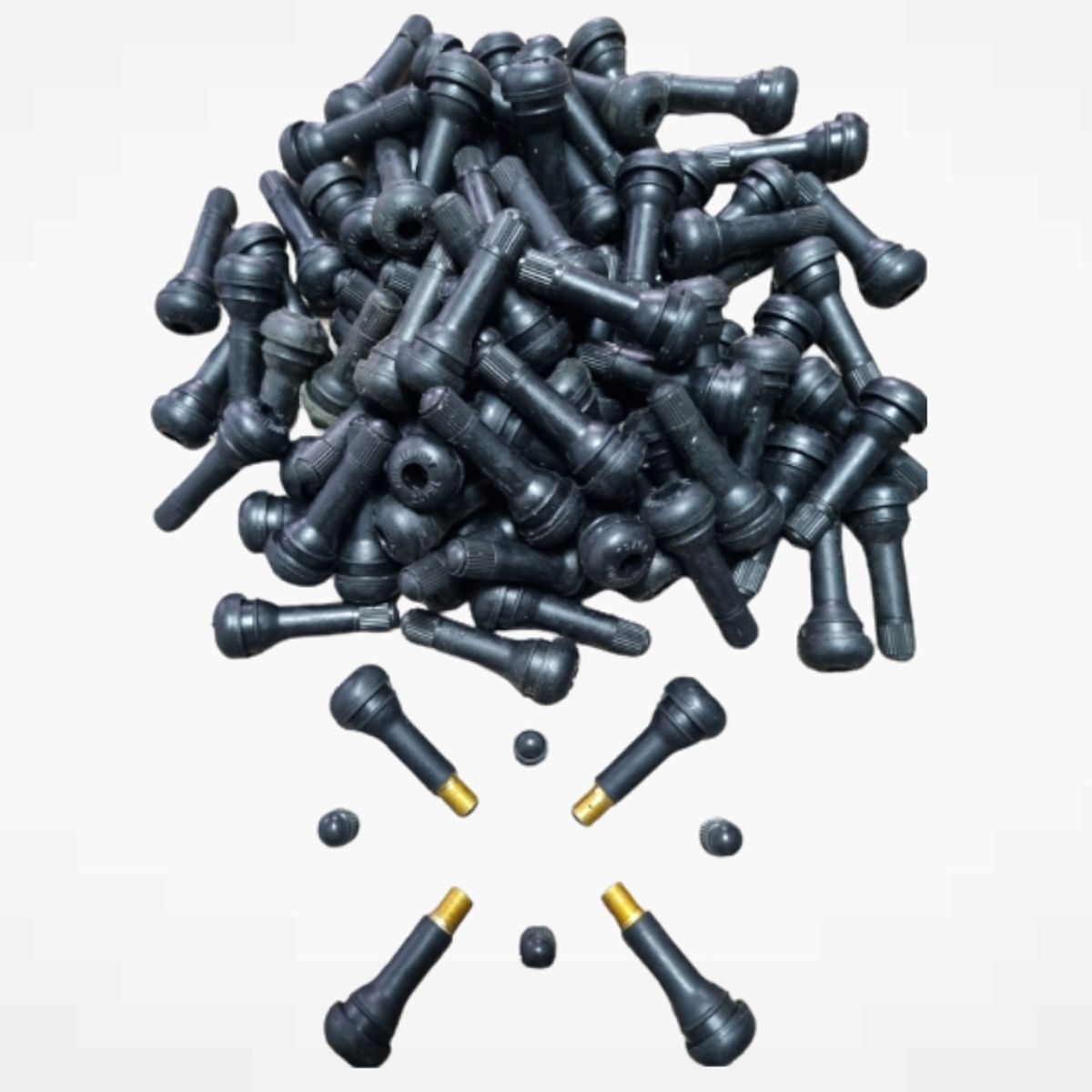 VALVE - Paquete De 100 Válvulas Para Neumáticos TR-413 Tubulares