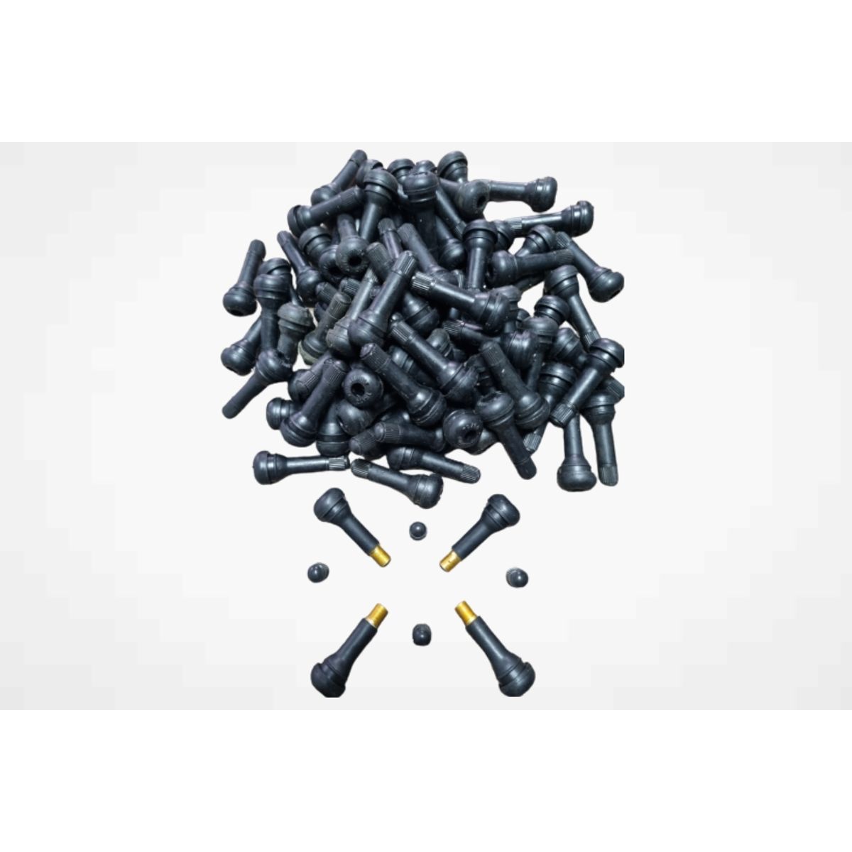 VALVE - Paquete De 100 Válvulas Para Neumáticos TR-413 Tubulares