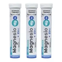 GENERICO - Magnesio + Zinc Efervescente Pack X 3 German Energy