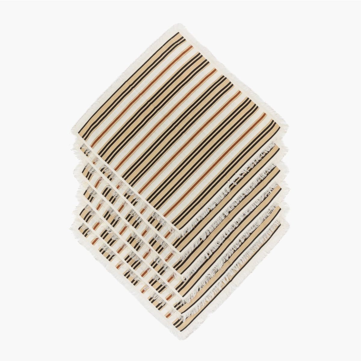 LOUNGE - Set Servilletas Líneas Beige LOUNGE