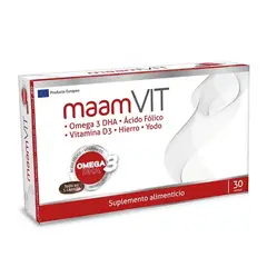 MAAM - Vit Capsulas X 30 Suplemento Alimentario
