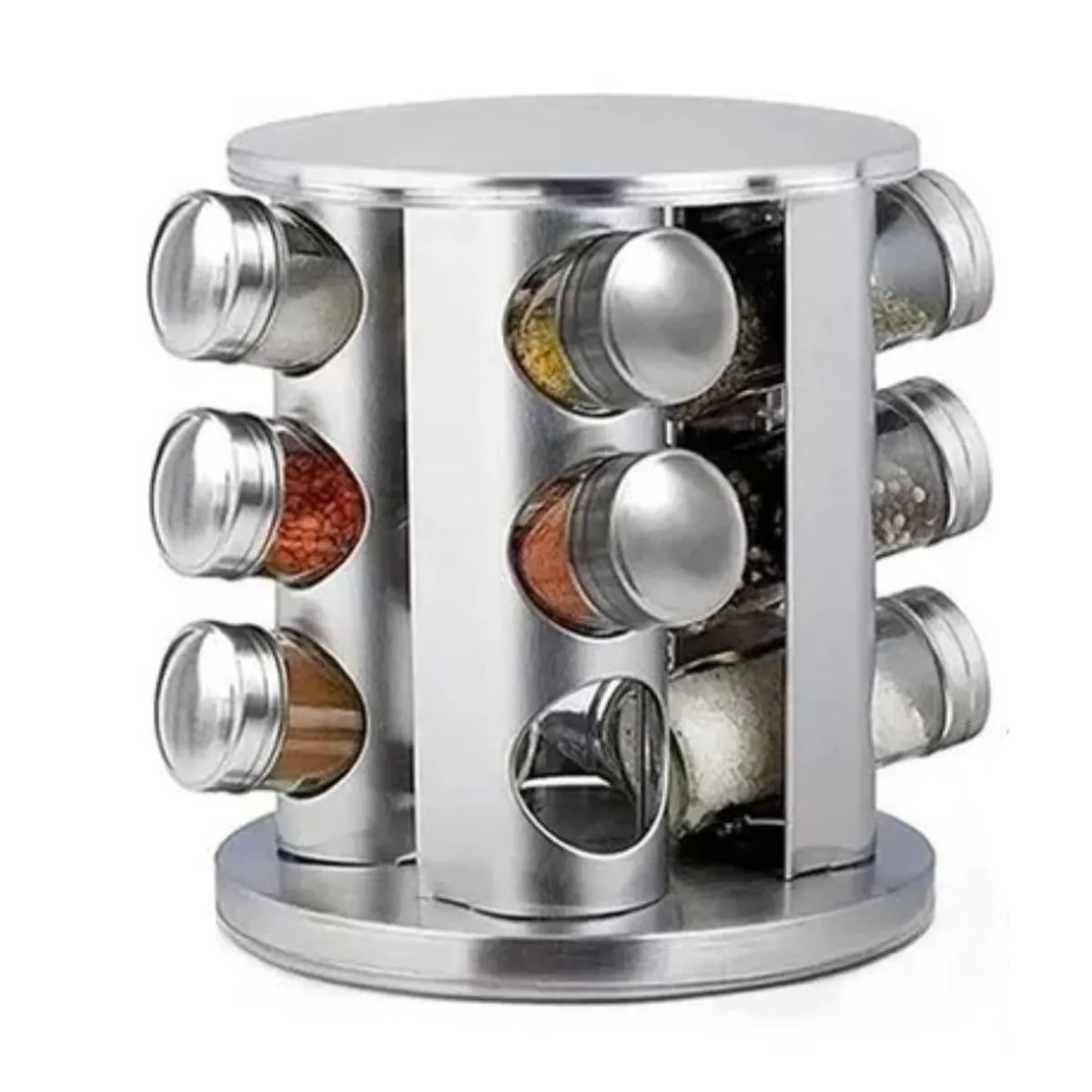 GENERICO - Rack Condimentero Especiero Giratorio Cocina 12 Pcs