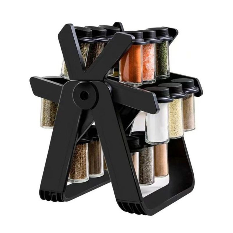 GENERICO - Especiero Giratorio Cocina 18 Frascos Rotativo 360° Practico