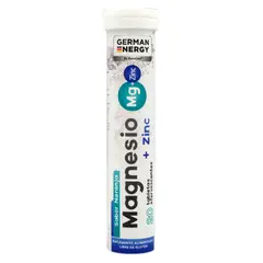 VITAMINA - Magnesio + Zinc Tab Efervescentes X 20 Und German Energy