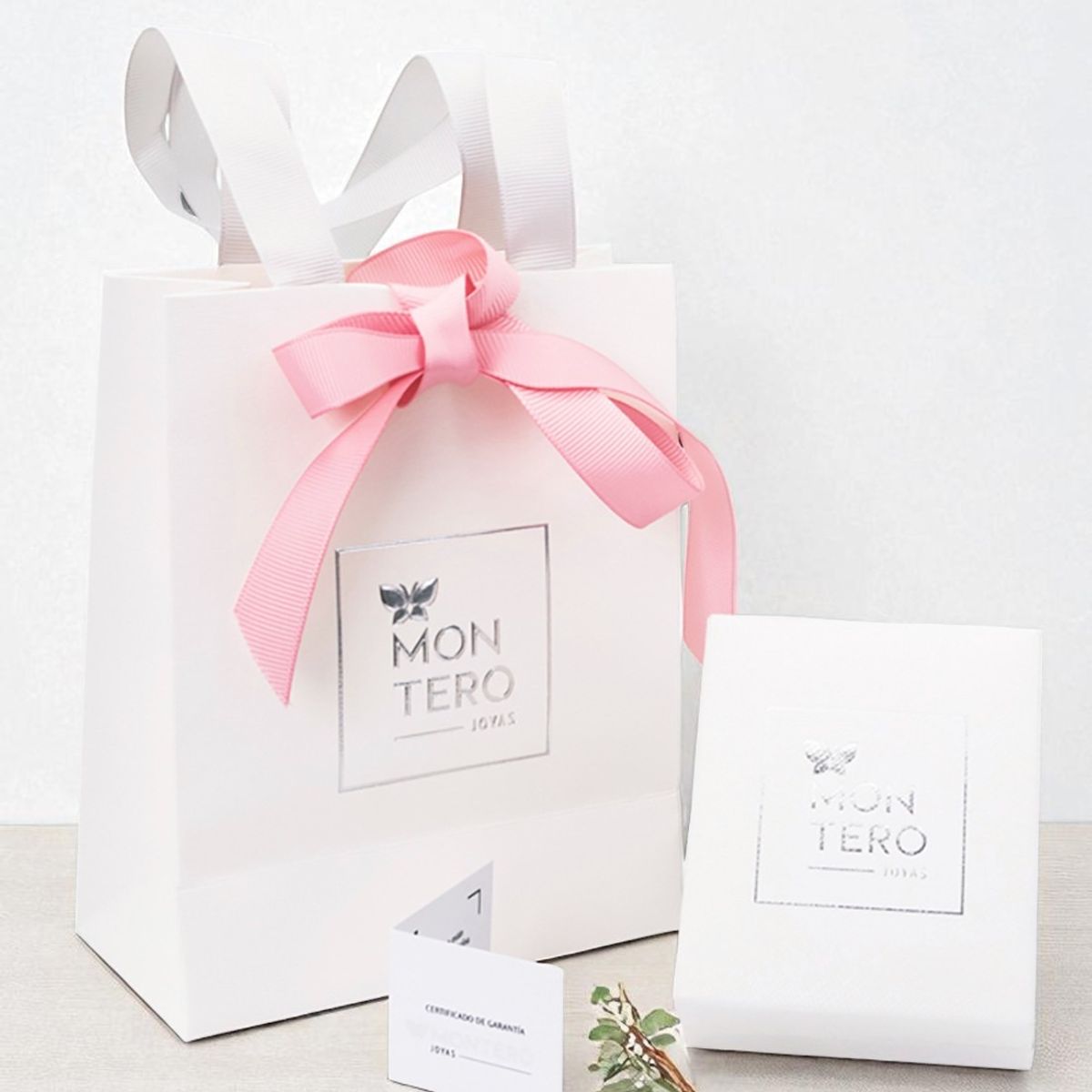 JOYAS MONTERO - Collar Amor Gold 24K creado con cristales de Swarovski® Rose