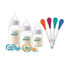 AVENT - Set 9pzs mamaderas-cucharas-chupetes Tortuga