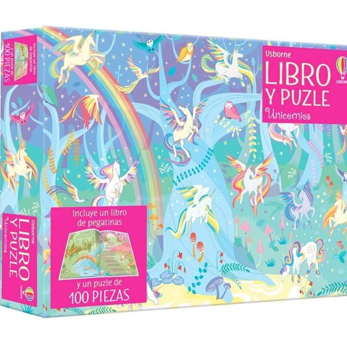 USBORNE - Y Puzzle - Unicornios (100 Piezas)