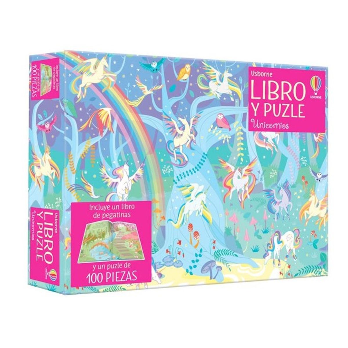 USBORNE - Y Puzzle - Unicornios (100 Piezas)
