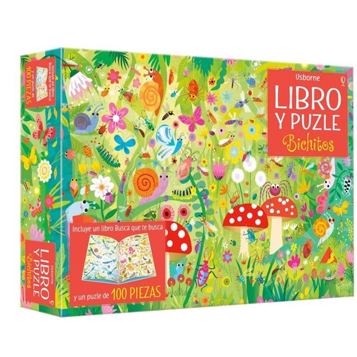 USBORNE - Y Puzzle - Bichitos (100 Piezas)