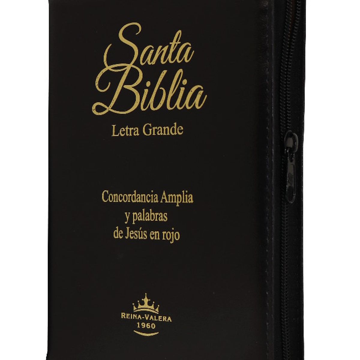SOCIEDAD BIBLICA CHILENA - Biblia Reina Valera 1960 Mediana Letra Grande Imitación Piel Negro