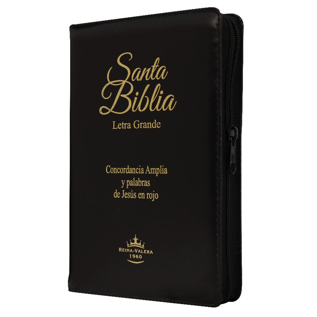 SOCIEDAD BIBLICA CHILENA - Biblia Reina Valera 1960 Mediana Letra Grande Imitación Piel Negro