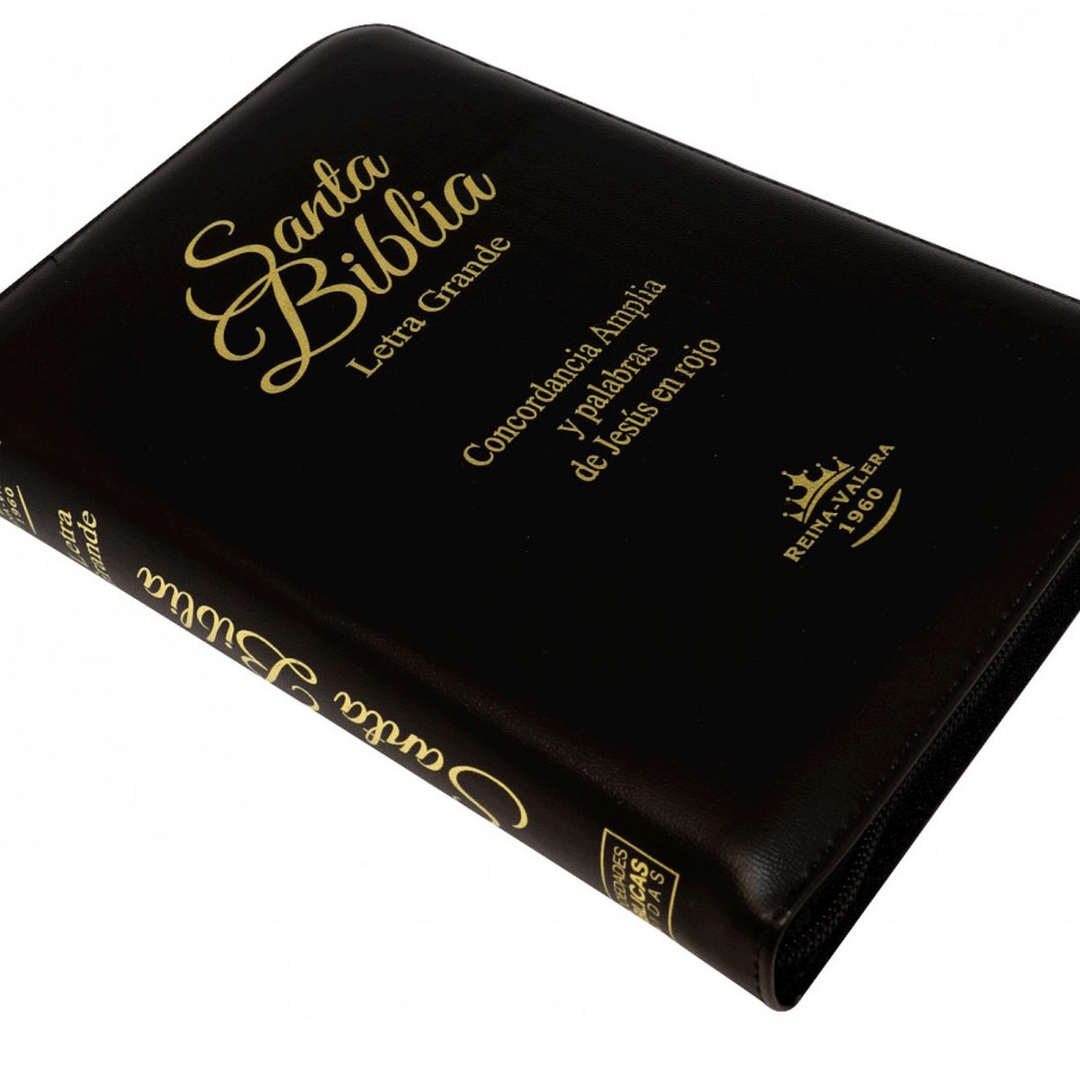 SOCIEDAD BIBLICA CHILENA - Biblia Reina Valera 1960 Mediana Letra Grande Imitación Piel Negro