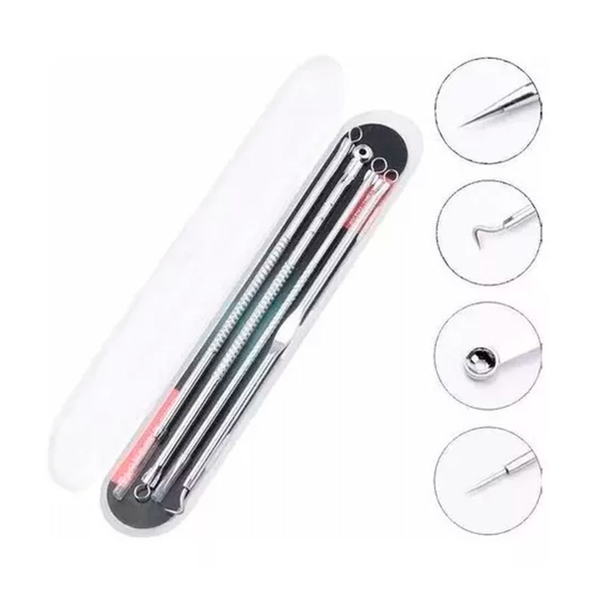 GENERICO - Set 4 Removedor De Puntos Negros Espinillas