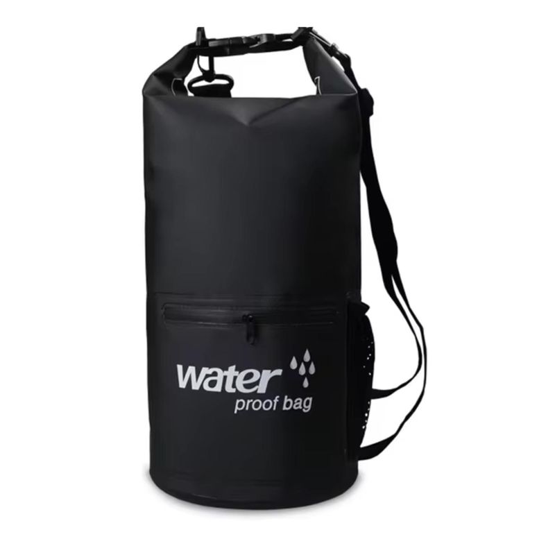 AUCKLAND OUTDOOR - Mochila Seca Impermeable. 25 L. Waterproof. Negro