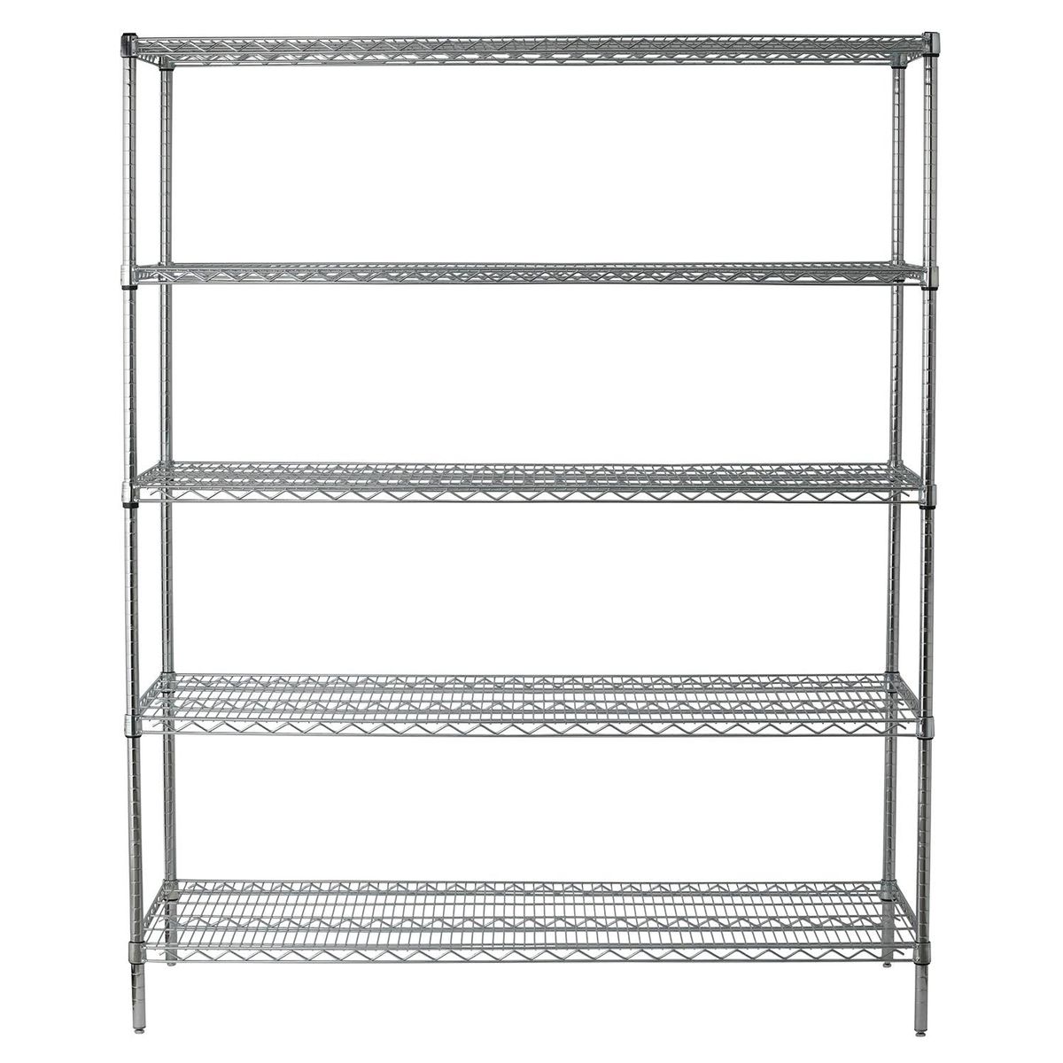 AUTORODEC - Estante Acero Cromado 61X152X188 Cm 5 Repisas