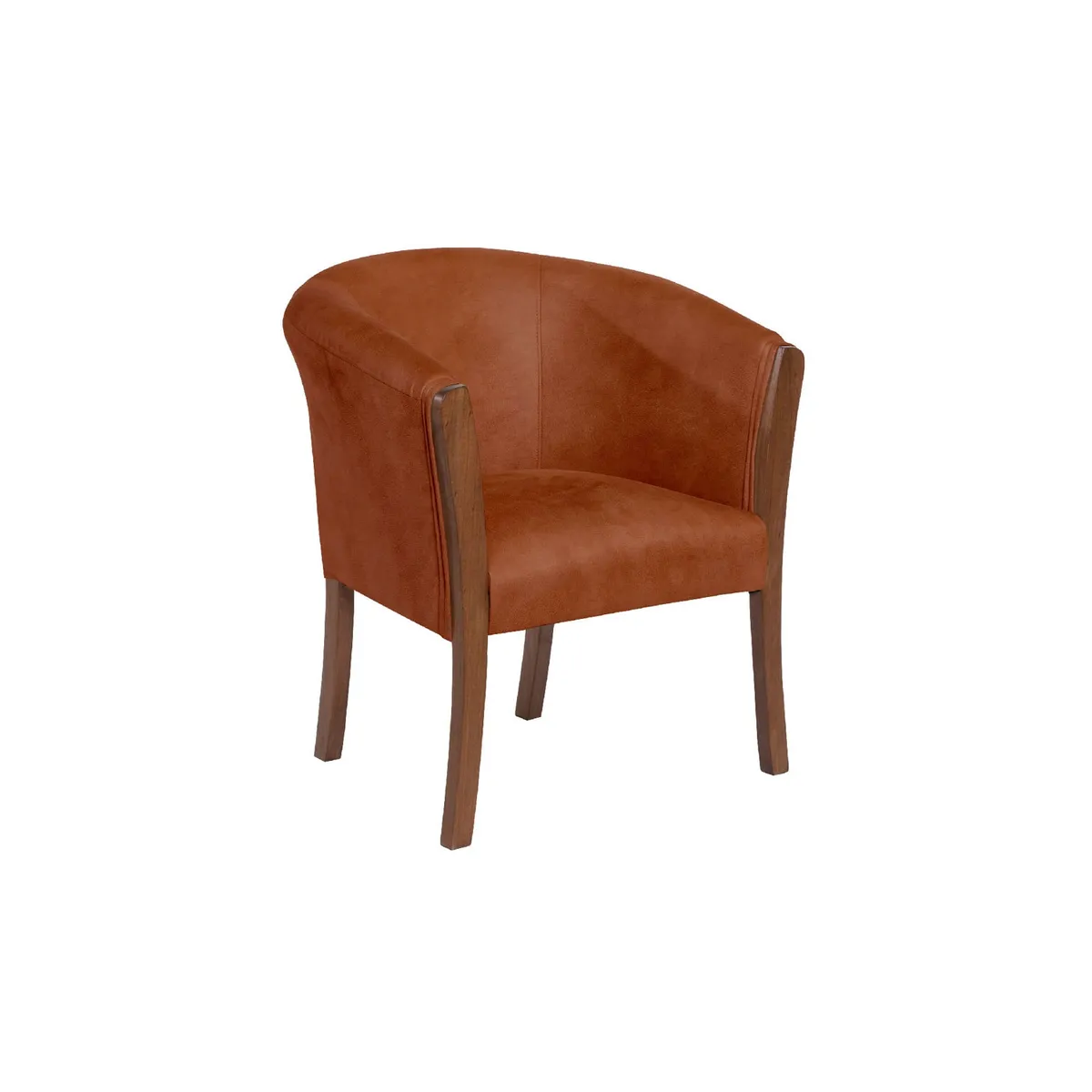 LATAM HOME - Sitial Dortmund Cuero Kentucky Café Claro