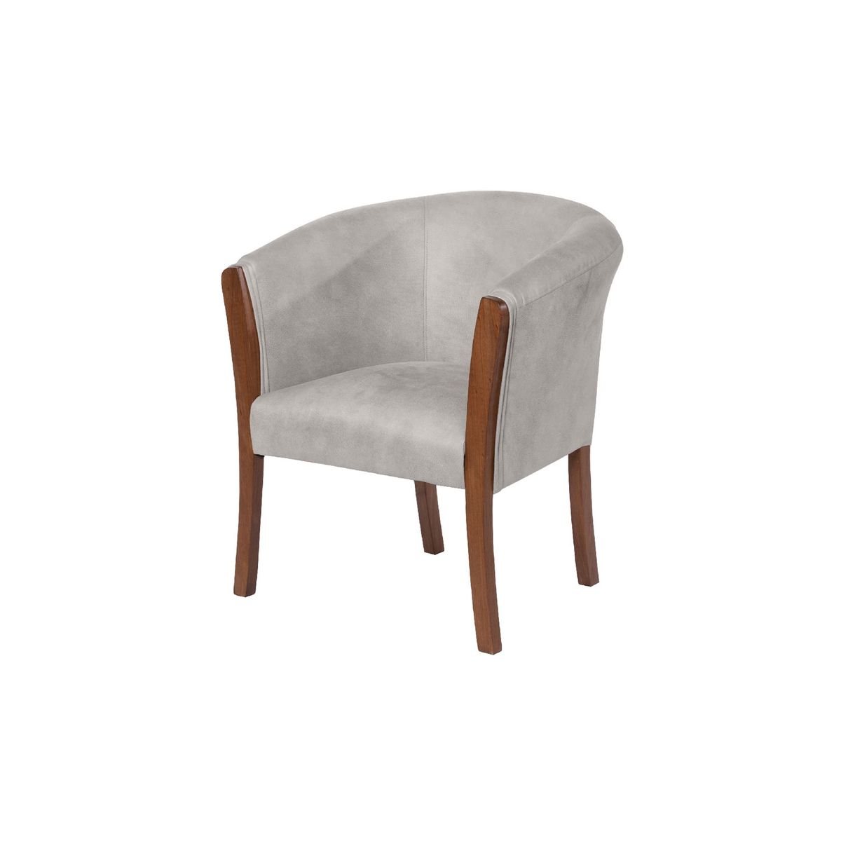 LATAM HOME - Sitial Dortmund Cuero Kentucky Gris