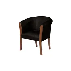 LATAM HOME - Sitial Dortmund Negro Cuero Kentucky