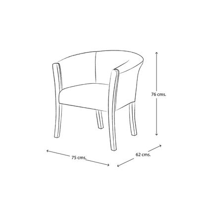 Imagen 2 del producto Sitial Dortmund Lino Natural