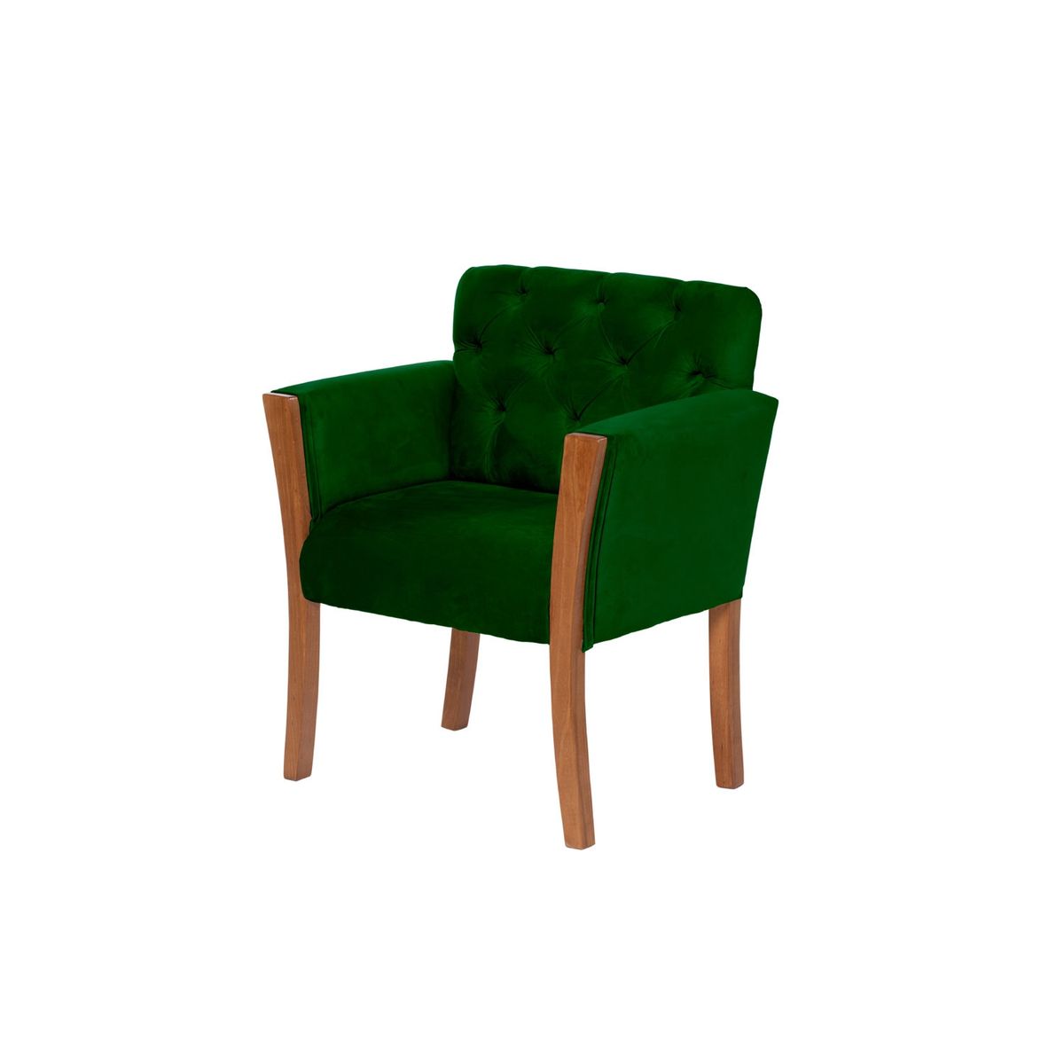 LATAM HOME - Sitial Latam Home Kiel Capitoné Verde Tela Velvet